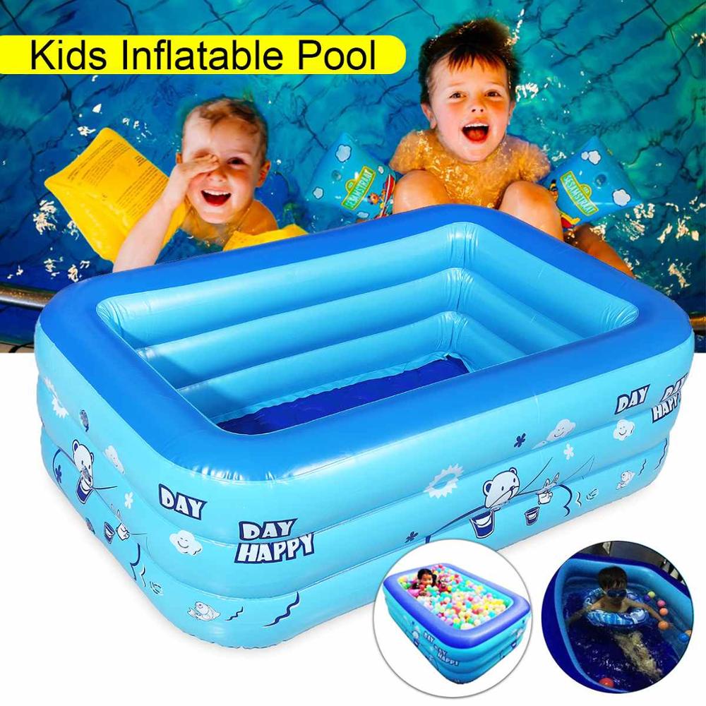 {Hadiah gratis}200CM/180CM Kolam Renang Anak Luar Outdoor  bawah gelembung/Swimming Pool