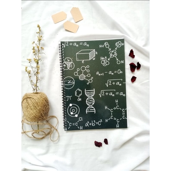 

Buku Spiral A4 Isi Kertas Polos + Free Box