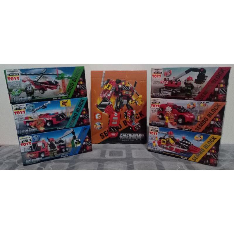 robot bricks sembo block S 103087-103104
