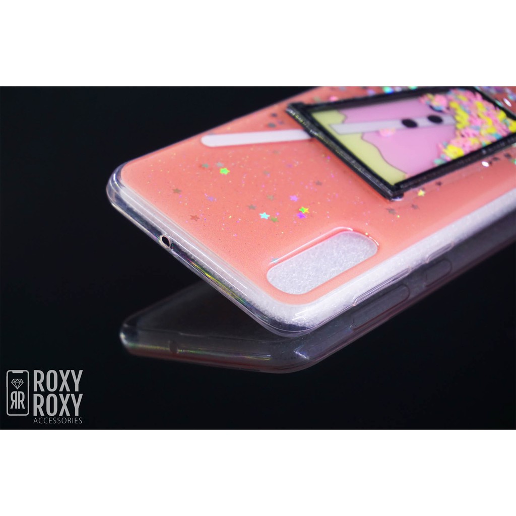 Softcase Motif Glitter 3D Iphone 6G 7GPlus XS XSMax