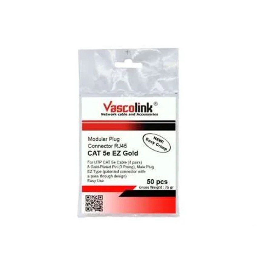 Connector Vascolink Cat 5e (50 Pieces)