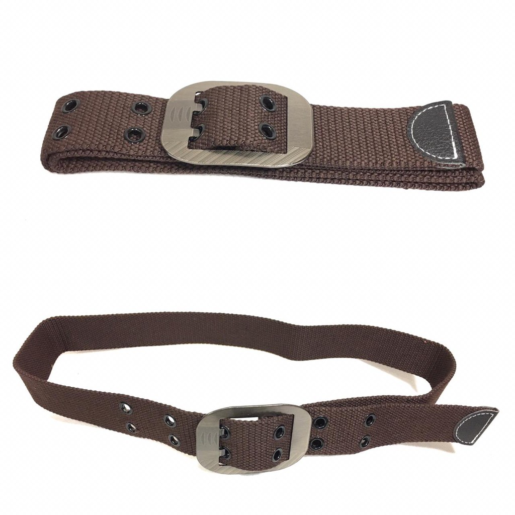 Gesper Ikat Pinggang Pria Laki Cowo Katun Army Tactical Asli Ori Sabuk Belt Impor Polos - YH TBJ 142