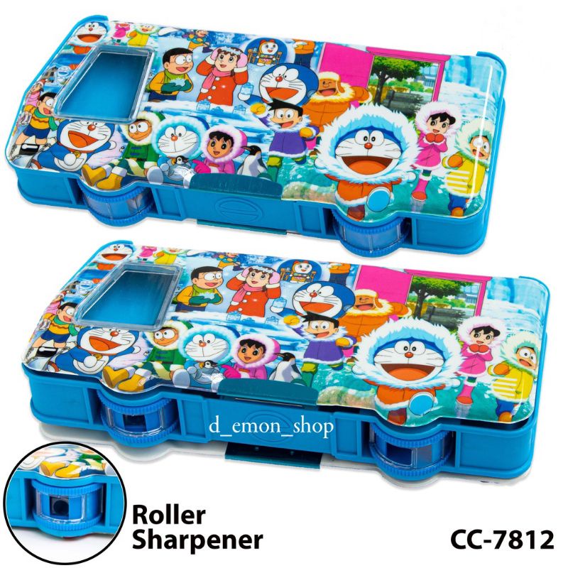 

Tempat Pensil Magnet Karakter + Rautan / Kotak pensil doraemon