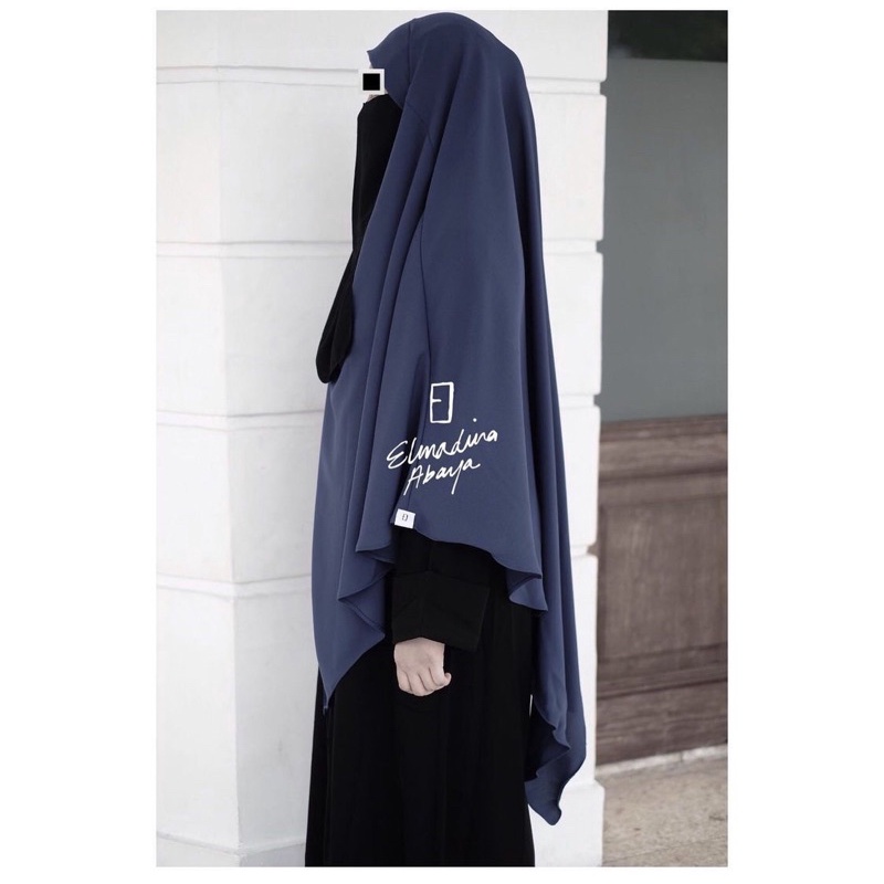 PRELOVED VGC HUDA FK DARK DENIM SOFT LEXUS BY ELMADINA