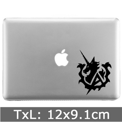 Garskin laptop Stiker Gundam Hi Nu Unicorn Logo Sticker Vinyl Decal