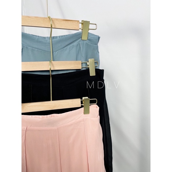 MDLV ~ 1632 Jazzel Two Layers Culotte Celana Kulot Import Fashion Import