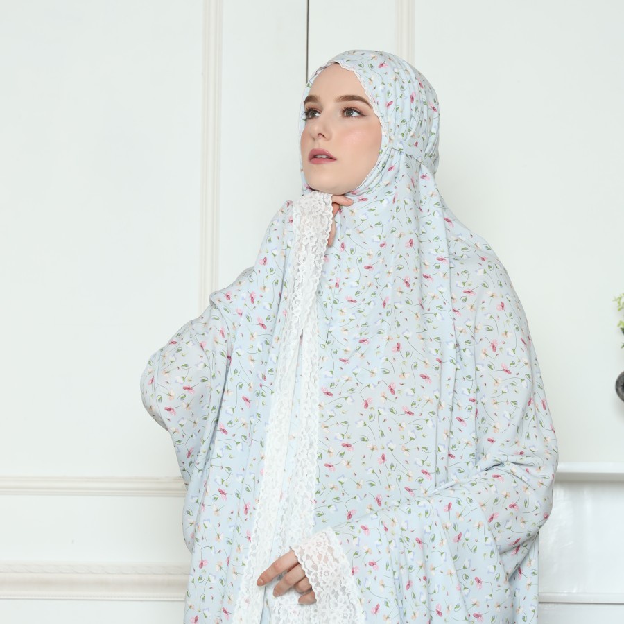 NAKAJIMA - Mukena Katun Rayon Odelia HIJAU