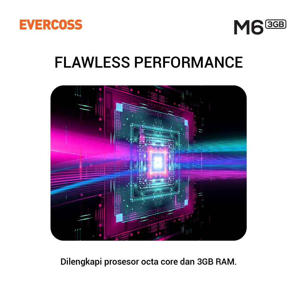 EVERCOSS M6 RAM 3GB Internal 16GB Garansi Resmi-4