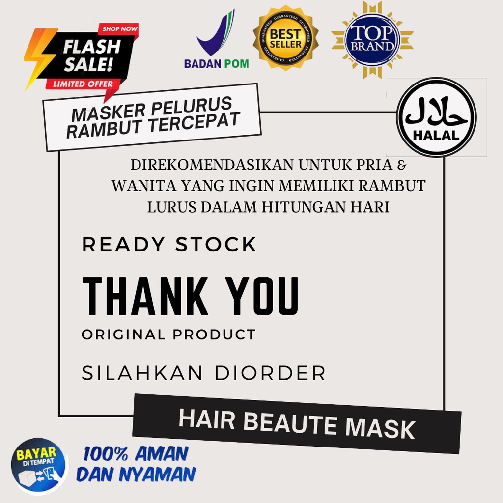 Masker Rambut Pelurus / Masker Pelurus Rambut Permanen / Pelurus Rambut Permanen / Masker Keratin / Sampo Keratin / Anti Keriting / Rambut Lurus / Masker Rambut Rusak / Masker Rambut