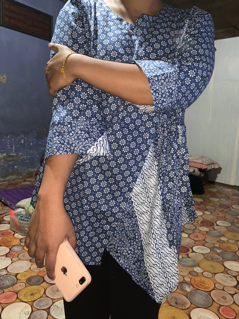 Atasan Batik Dolby Dolbi Dobby Doby Tenun Sutra Tulis Halus Katun Atbm