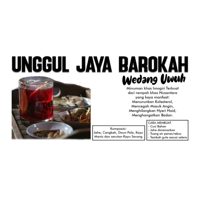 

WEDANG UWUH UNGGUL JAYA BAROKAH