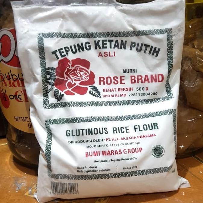 

Big Sale Tepung Ketan Putih Rose Brand 500gram harga termurah Big Sale