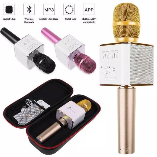 Mic KTV Q9 Karaoke Bluetooth Wireless Speaker Smule