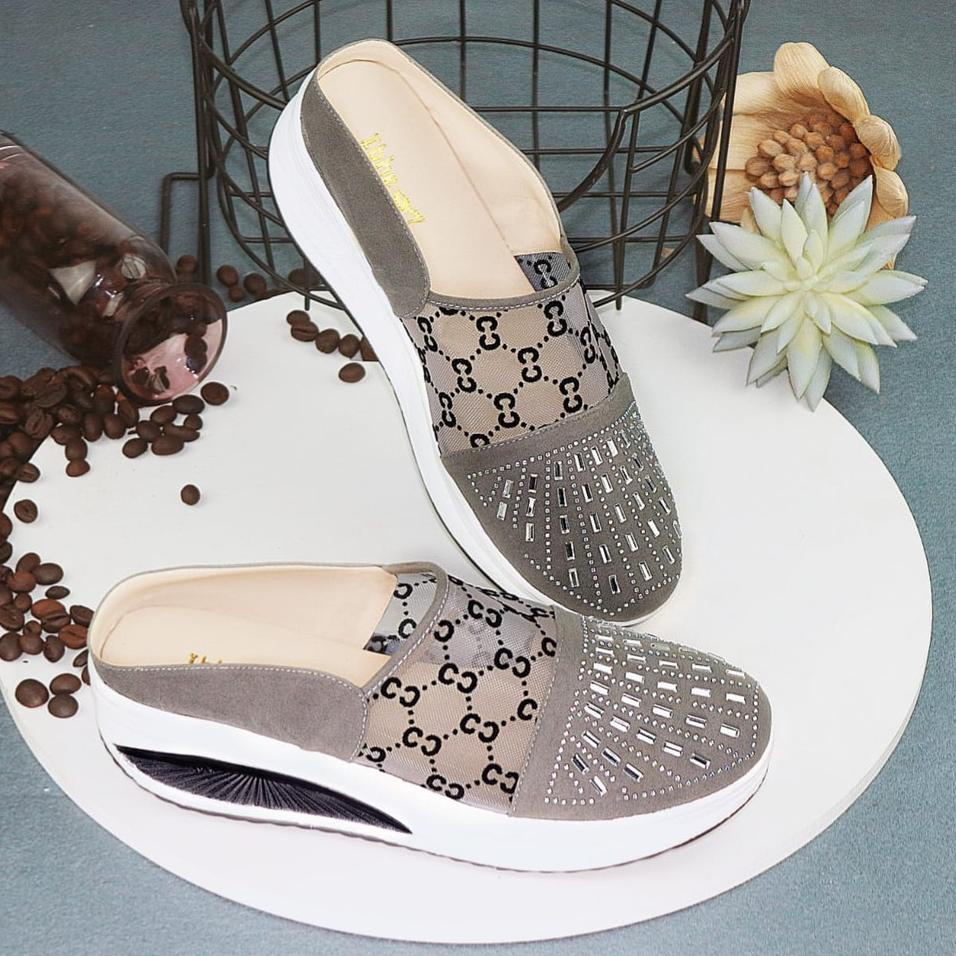 Kirim Langsung ✌ HERDIAN DR 62 SANDAL WEDGES WANITA RALPIC  (Serba Murah) QQ