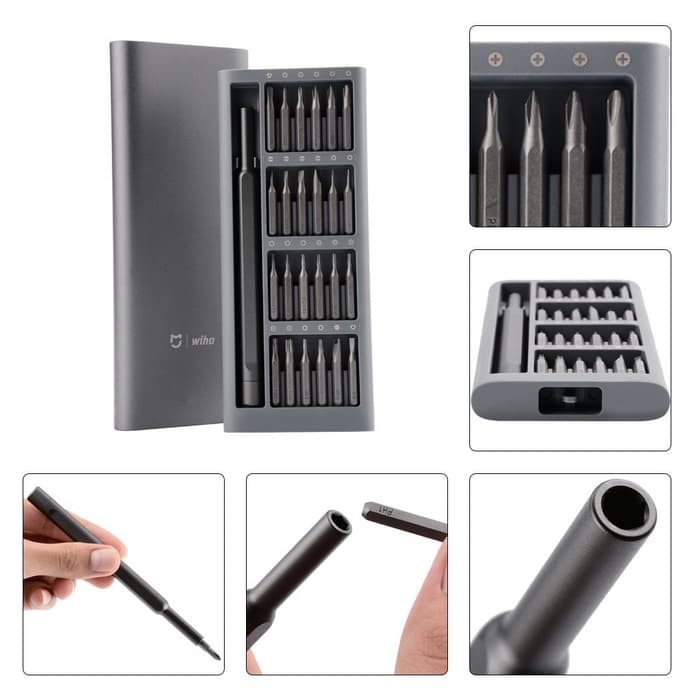 Wiha 24 in 1 Precision Screwdriver Kit - Obeng Set Wiha