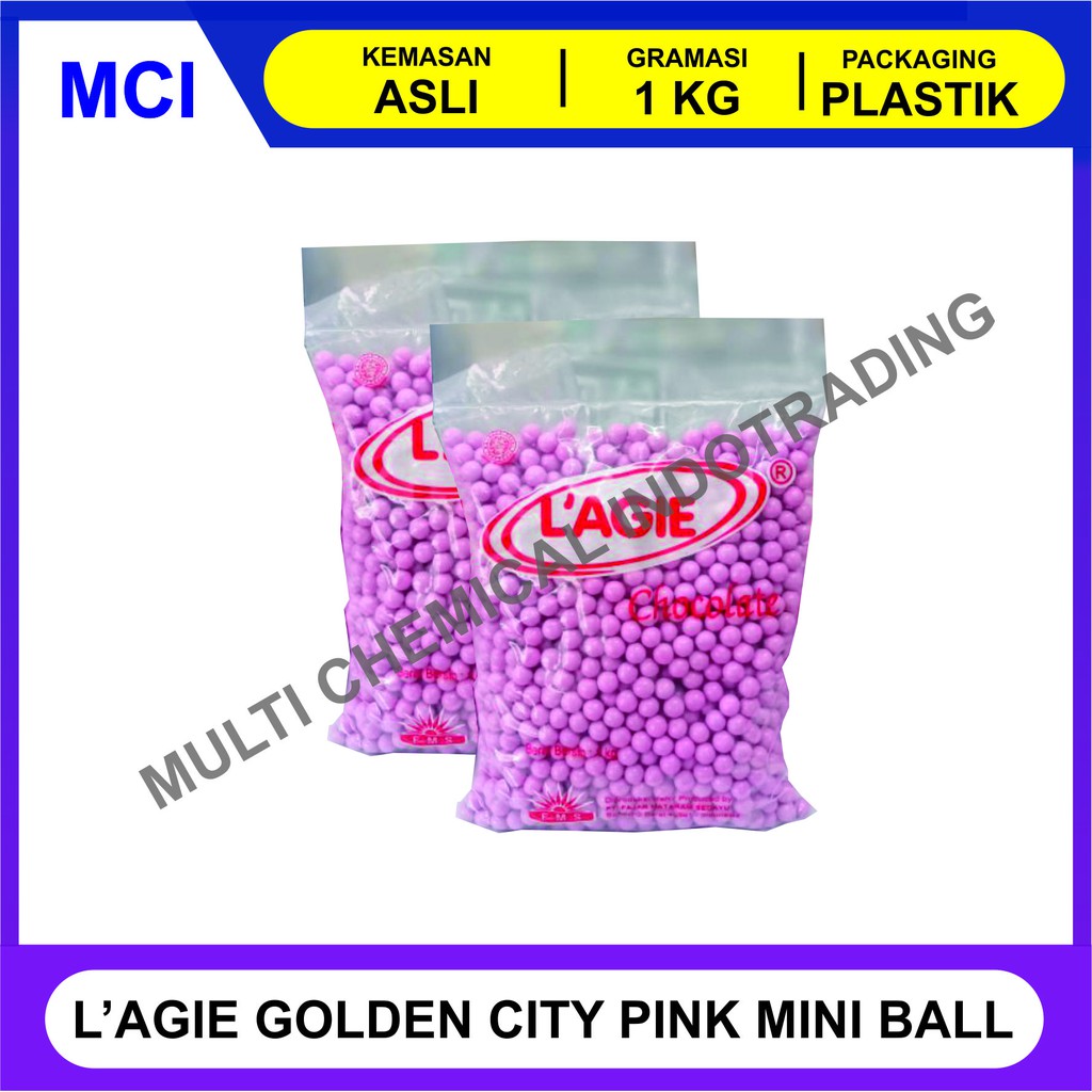 

SNACK COKELAT LAGIE GOLDEN CITY MINI PINK 1 KG / CEMILAN COKLAT