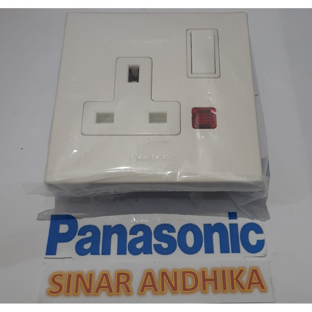 STOP KONTAK AC 13A 250V PUTIH STYLE E PANASONIC (ONLY STOP KONTAK) WBSJ 1214W