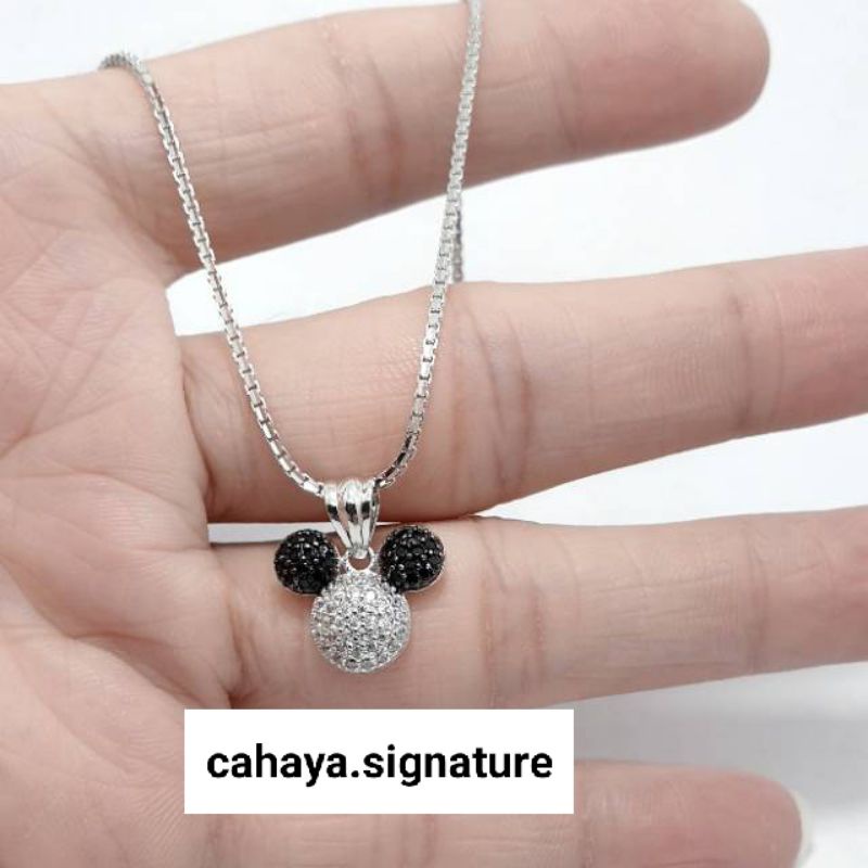 KALUNG ITALI DAN LIONTIN PERAK 925 SILVER