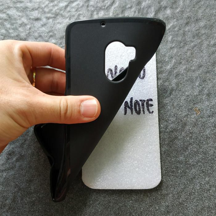 Silikon capdase soft case karet hitam lenovo a7010 k4note k4 note - Hitam