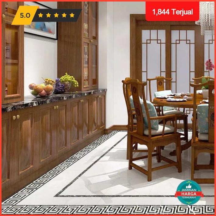Dekorasi Rumah Sticker List Lantai / Sticker Bolder Lantai 10 Mtr × 10 Cm Premium