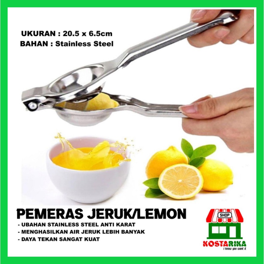 Alat Pemeras Jeruk Lemon Stainless Steel Atau Perasan Jeruk lemon Atau Pemeras Jeruk Nipis