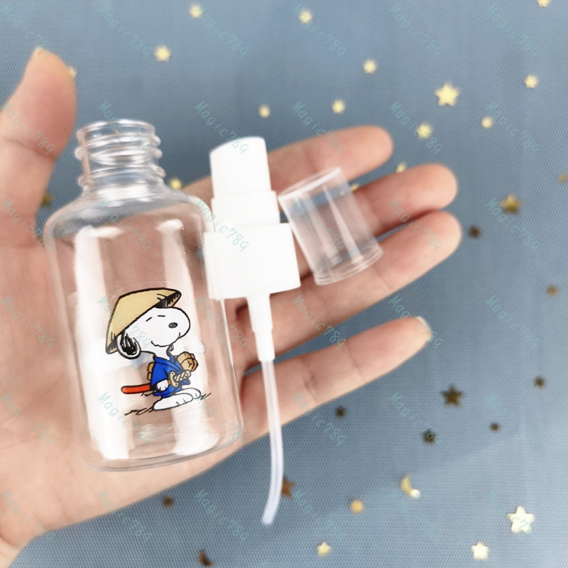 Magic789 50ML Plastic Cartoon Snoopy Spray Bottle Portable Travel Size Bottles for Cosmetic