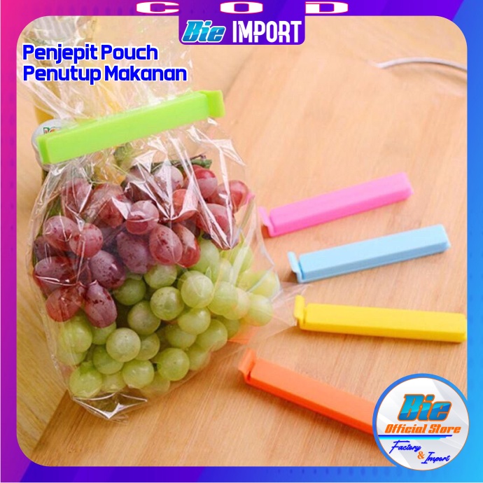 Klip Penjepit Penutup Makan SImple Impor Best Seller