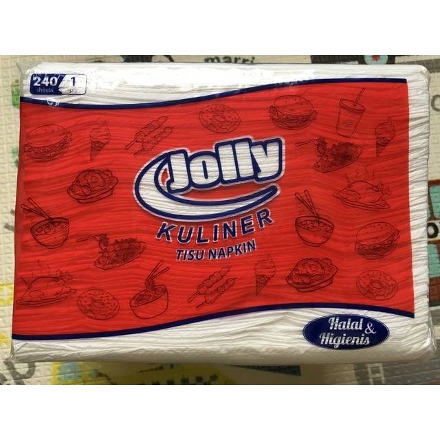 Tissue Jolly Kuliner Napkins 240 sheets 1Ply