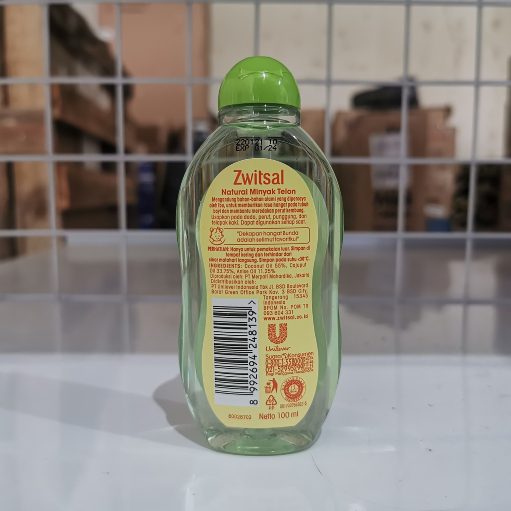 Zwitsal Natural Baby Minyak Telon 100ml