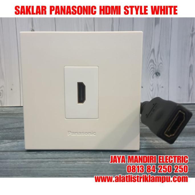 Dijual Outlet Hdmi Panasonic Style White / Port Hdmi Panasonic Murah