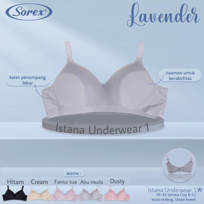 Bra Wanita Sorex / Bh Tanpa kawat / PREMIUM Quality