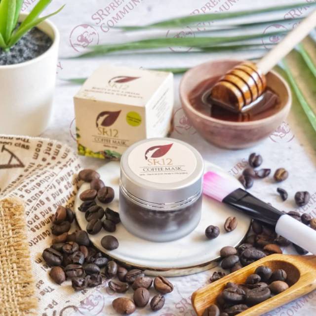 COFFE MASK / MASKER KOPI / MASKER WAJAH / PEELING KOPI / FLEK HITAM / KOMEDO