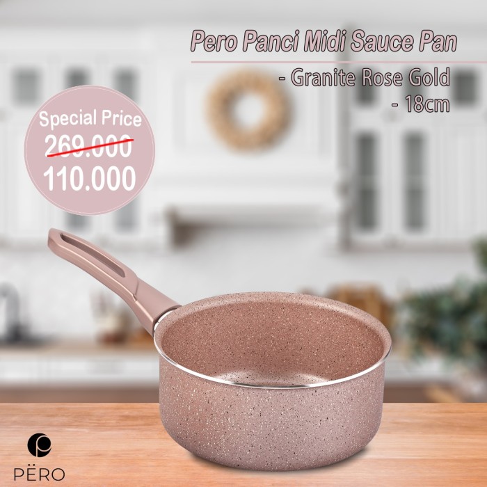 TERLARIS PERO PANCI MIDI SAUCE PAN - ROSEGOLD
