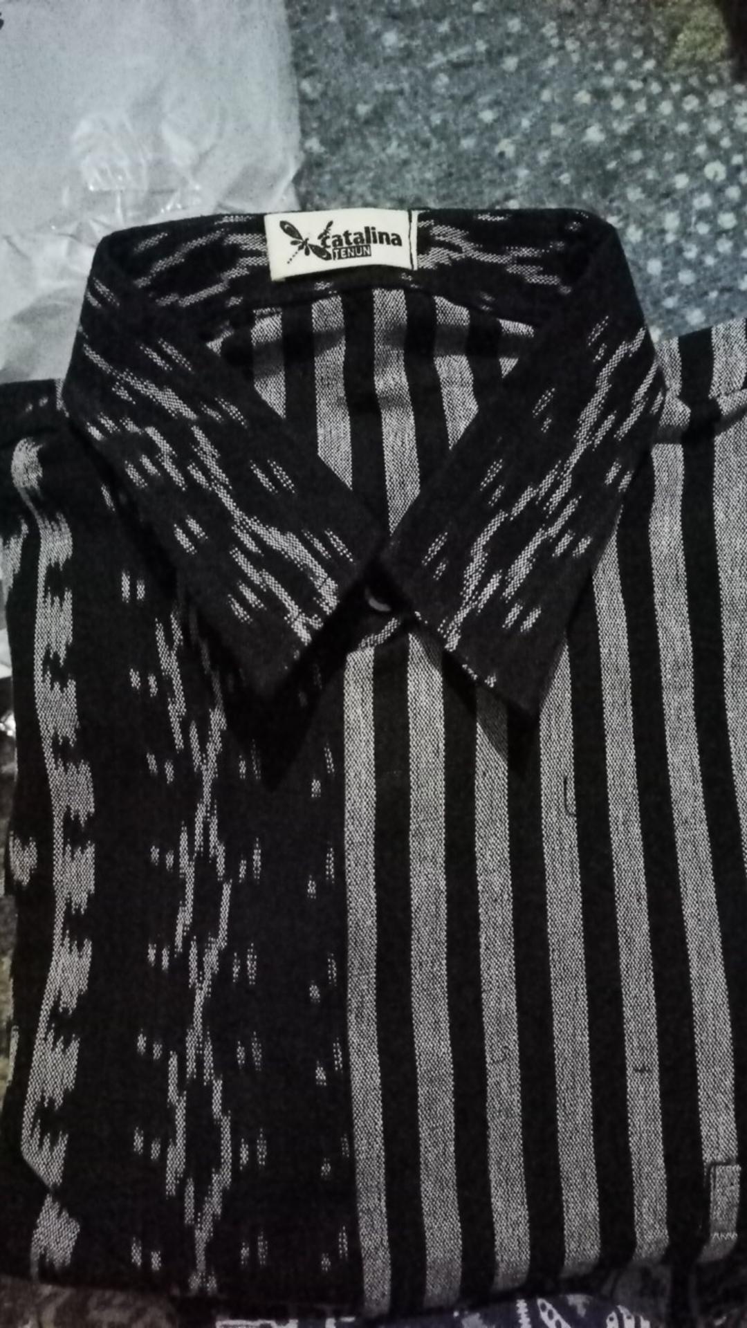 Set Couple Kemeja Tenun X Desty Full Tenun