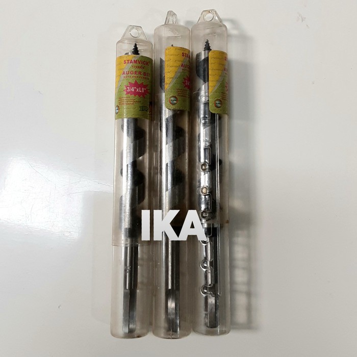 MATA BOR PENDEK AUGER BIT STAMVICK 3/4&quot; x L8 dan 5/8 BAGUS BERKUALITAS