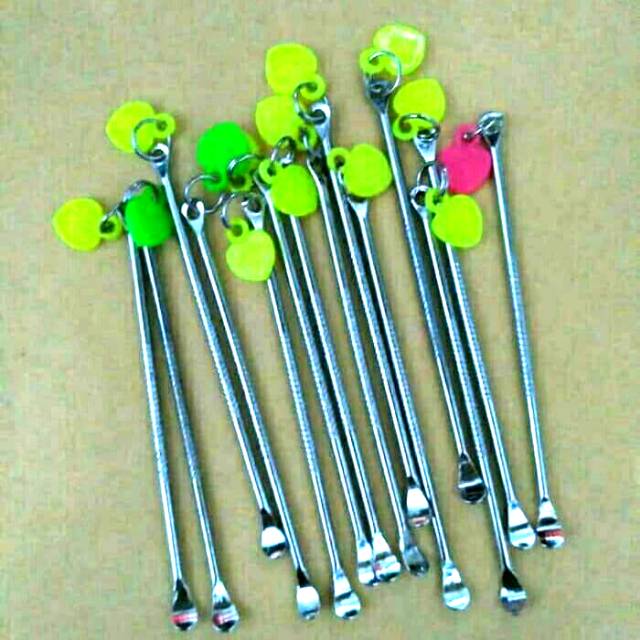 Korek kuping besi korek kuping stainless steel KKB alat pembersih telinga model besi