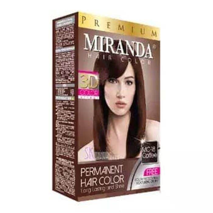 miranda cat rambut / miranda pewarna rambut ( warna lengkap )