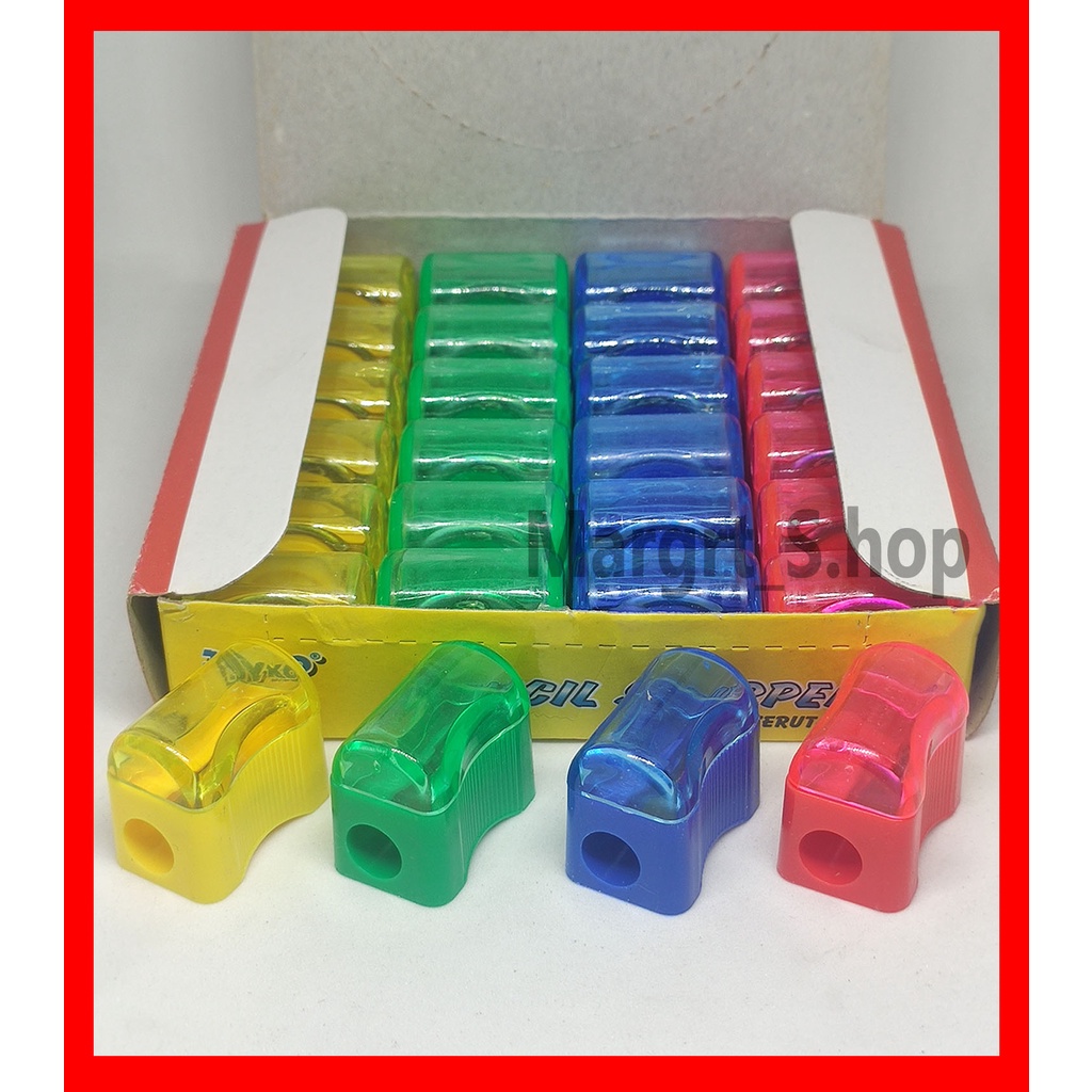 

Joyko Pencil Sharpener / Rautan / Peruncing / Serutan Pensil SP-362 (roti)