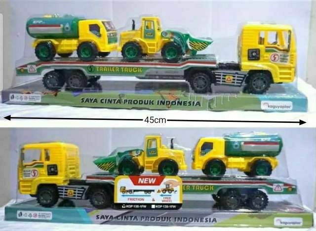 sofi.id MAINAN MOBIL TRUCK MUAT EXCAVATOR 38 RB