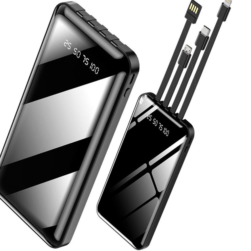 NEW ARRIVAL  12.12 INONE Powerbank P22 12000mAh 4 Output 2 Input Tipe C Micro Lightning USB LED Disp