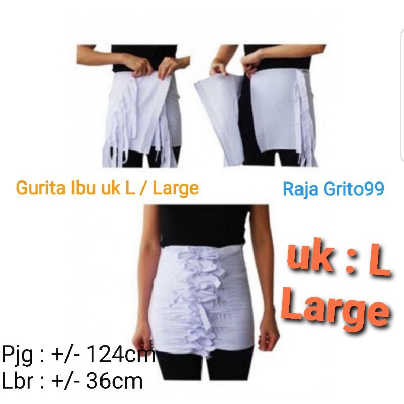 1 pcs Gurita Ibu Melahirkan Large / grita tali ibu L / grito ikat ibu / grita bunda Large / stagen