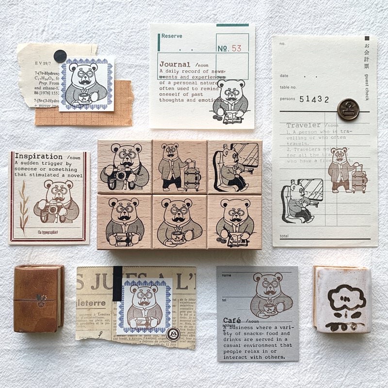 

Liberty Classy Teddy Rubber Stamps