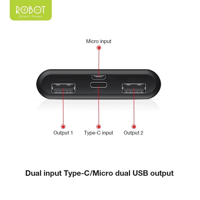 POWERBANK ROBOT 7000MAH 2 USB