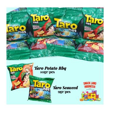 

Taro Net Seaweed / Potato BBQ 1 renceng isi 10pcs @9gr