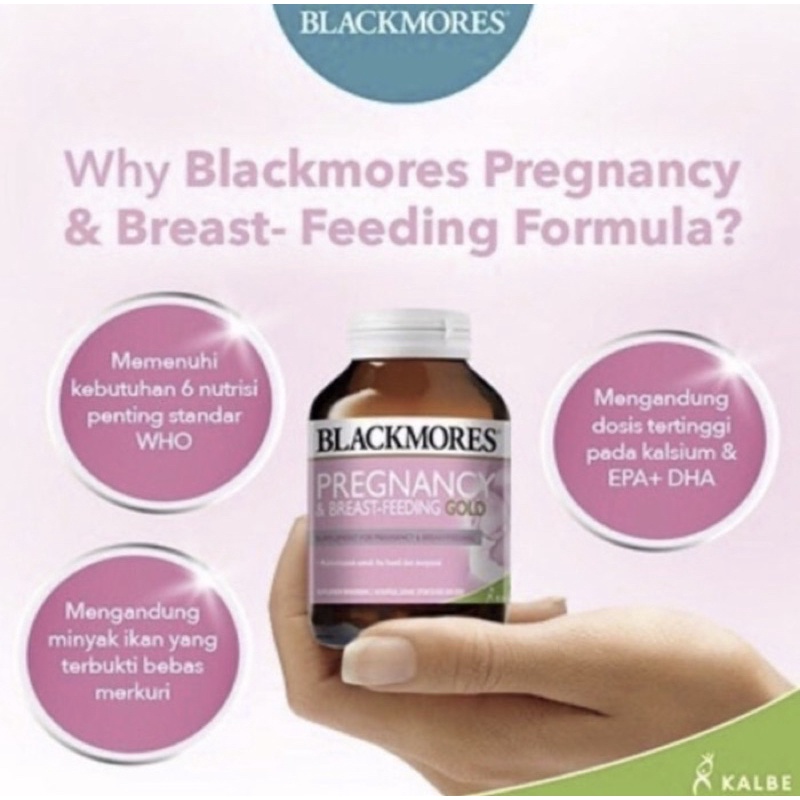 Blackmores pregnancy &amp; breastfeeding gold isi 120 tablet ( nutrisi lengkap untuk ibu hamil )