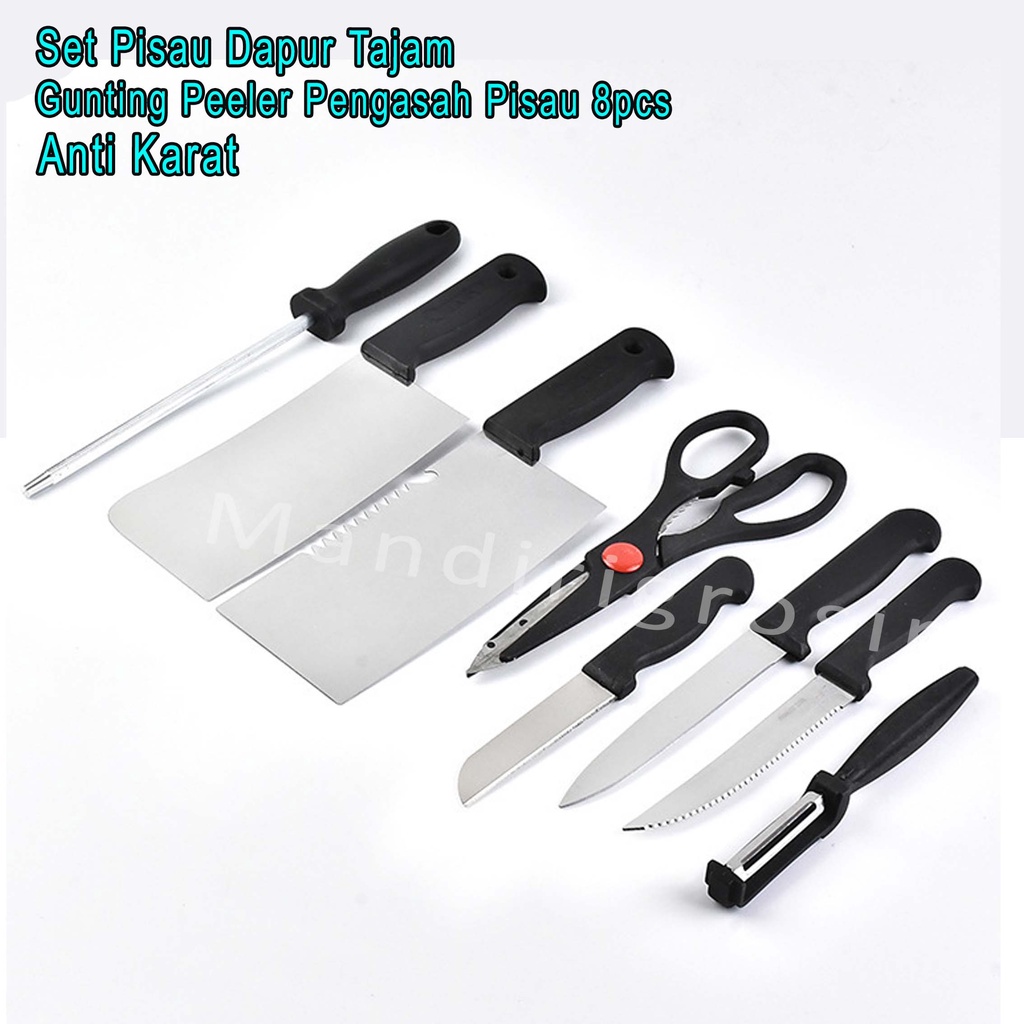 Pisau *Pisau Dapur  *pisau serbaguna *6 IN 1