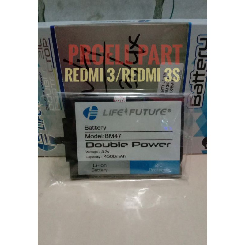 BM47-Baterai redmi 3-baterai redmi3s-Batre redmi3s-Baterai Redmi 3s-batrey redmi3-3s-doble power