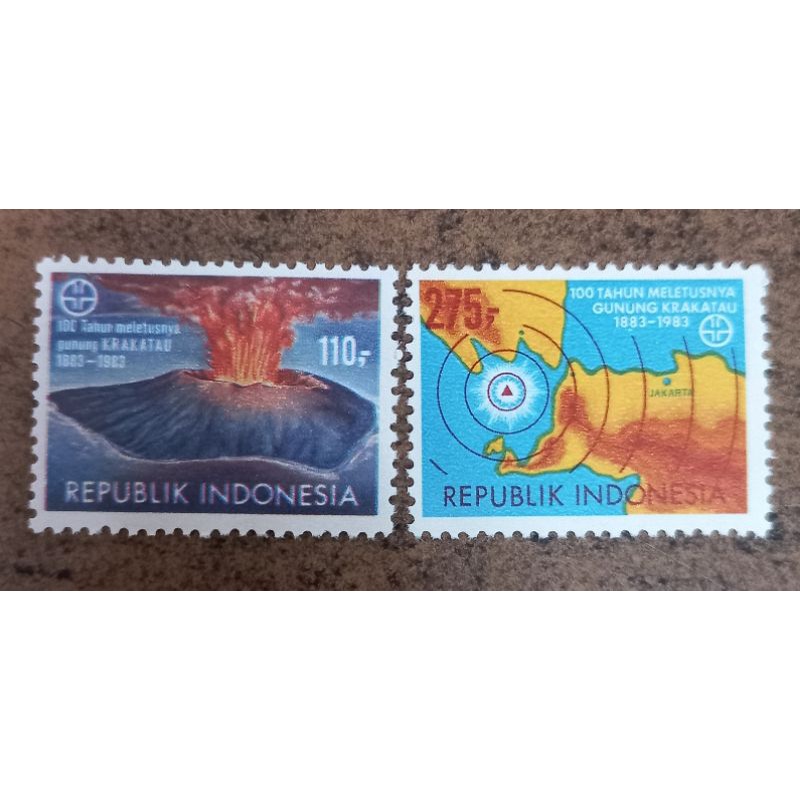 

I-293 Prangko Perangko Indonesia Seri 100 tahun Meletusnya Gunung Krakatau 1983