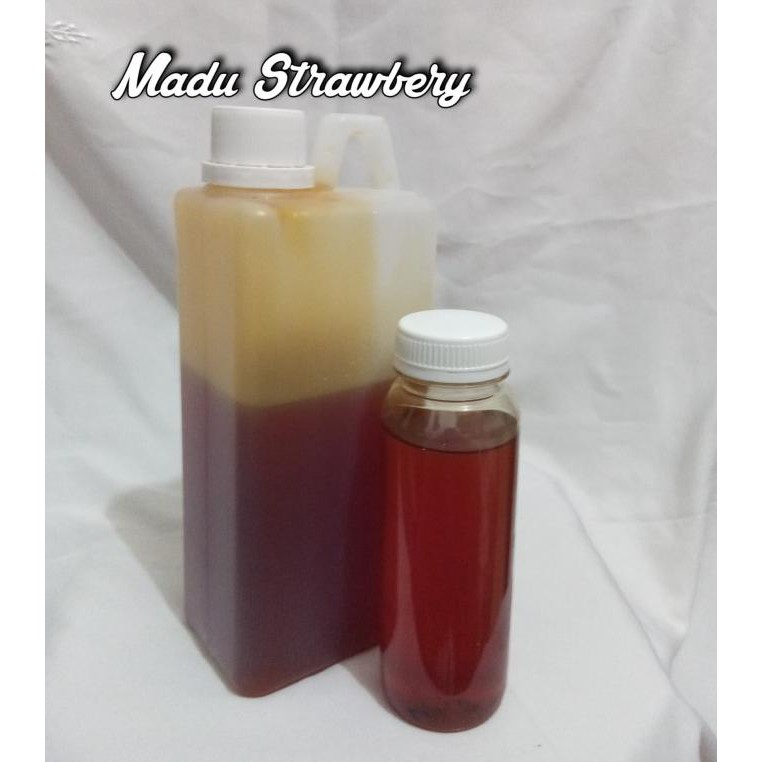

Madu Asli Sari Bunga Strawbery Isi Bersih 1KG