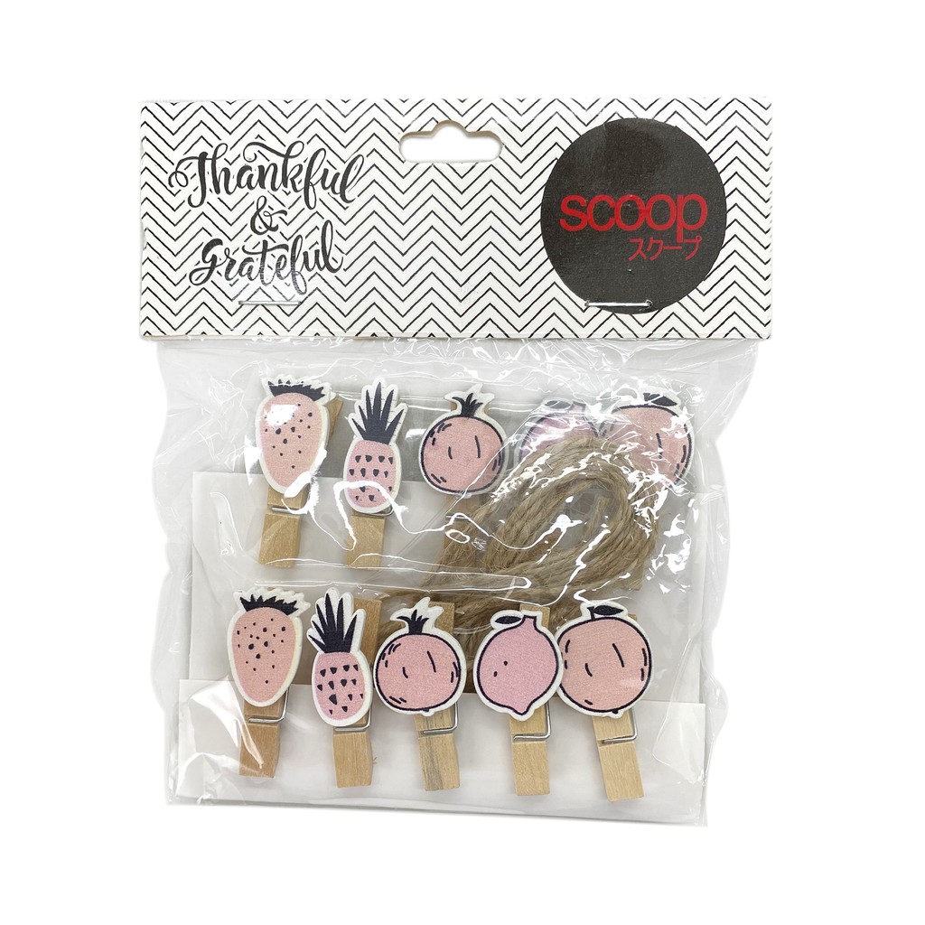 

Scoop Jepit Kayu / Wooden Clip Pink 54560101